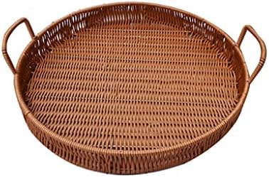 Cesta de cesta de armazenamento de salnuta cesta de cesta de pão de pão cesta de piquenique com manuseio de bandeja de armazenamento