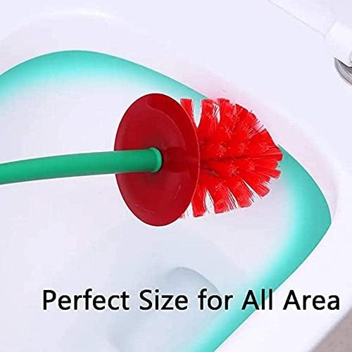 Escova de vaso sanitário vermelho acessórios de banheiro de forma de forma de lavatório