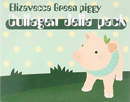 Elizavecca Green Piggy 50% Creme de colágeno 100g/3,53 onça | Creme de colágeno Jella Pack | Conteúdo de colágeno hidrolisado