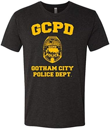 GCPD Gotham City Police Dept - Arkham Game - Mens Cotton T -Shirt