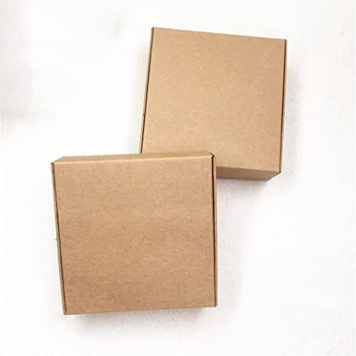 20 PCS Papel Kraft Brown Kraft Small Gifts Packaging Box Carton Paperboard Party Festa de embalagem DIY Caixa