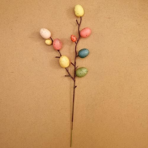 Ornamento pacote de 33 cm de espuma colorida ovos de páscoa para a páscoa para festival Decoração do arranjo de flores em casa