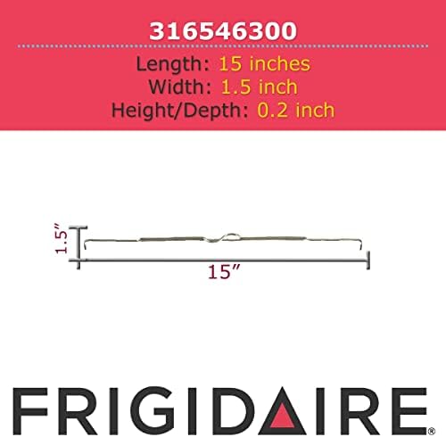 Frigidaire 316546300 Unidade de suporte ao rack