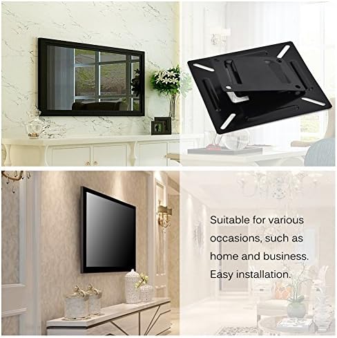 Monitore suporte, suporte para suporte de suporte montado na parede para obter uma tela de PC de TV de TV para LED LCD de 12 a 24 polegadas para uso doméstico e comercial