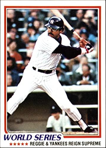1978 TOPPS 413 1977 World Series - Reggie e Yankees reinam supremo reggie Jackson New York Yankees nm/mt+ yankees