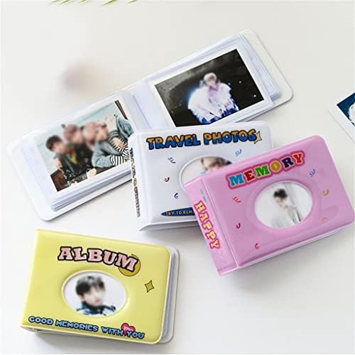 XJJZS 36 Bolsos Álbum de fotos Mini Instant 3 polegadas Picture Case Storage para mini -filme Álbum Photocard Binder Holder