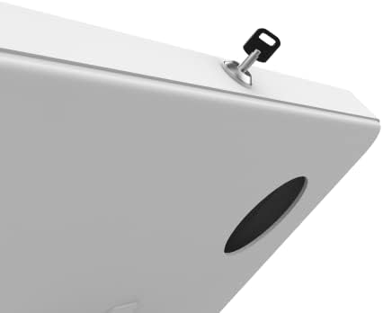 Torno do piso fino | CTA Tall Standing Standing 360 Grau Kiosk Display Tablet Solder | Acesso e Bloqueio do carregador | Para iPad Pro 12,9 polegada | Surface Pro 3/4/5/6/7