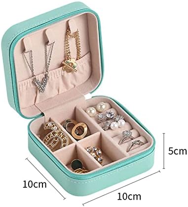 EBUTY JEWELS CAIXA VIAGEM MINI ORGANIZADOR CARRA DE ARMAZENDO DE VISÃO PORTÁVEL PARA RINGS BRIINHOS PRESENTES DE Colar para meninas