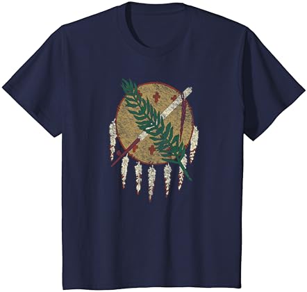 T-shirt do estado de Oklahoma Flag Osage Nation Shield