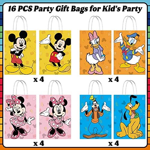 Mouse Birthday Party Supplies, 16pcs Mouse Party Goody Bags, Mouse Party Favor Gream