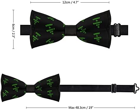 Saint Patricks Day Men's Bow Bow Bush Ajuste Bowtie para Wedding Formal Wear Tuxedo