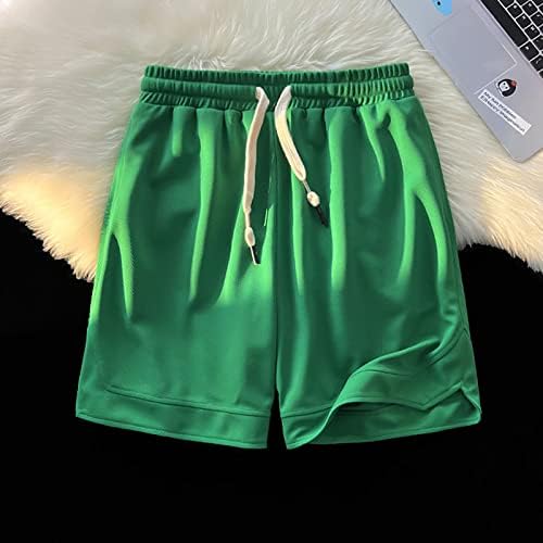 Shorts Shorts Men Shorts Sólidos Casual Casual Cintura Prações de Summer Summer Shorts Jogger Gym Shorts ativos masculino masculino