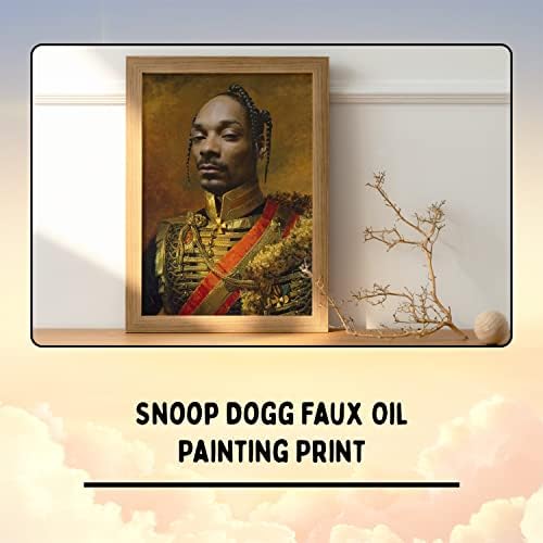 Rapper - Funny Celebrity Art Poster - Faux Oil Painting Print - Novelty Hip Hop Pop Culture Artwork - Rap presente