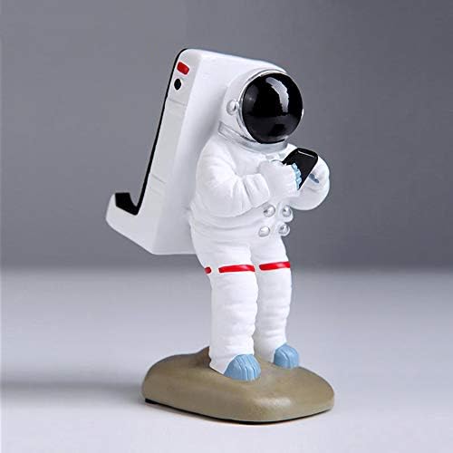 BOODKSSOP FONE FONENCIAL CELONO CELO, ESTILO DE ASTRONAUT ASTRONAUTE DE ASTRONAUS, MATERIAL DE RESINA DURÍVEL, Universal para iPhone e todos os smartphones tablet PC Desktop Solter Monta