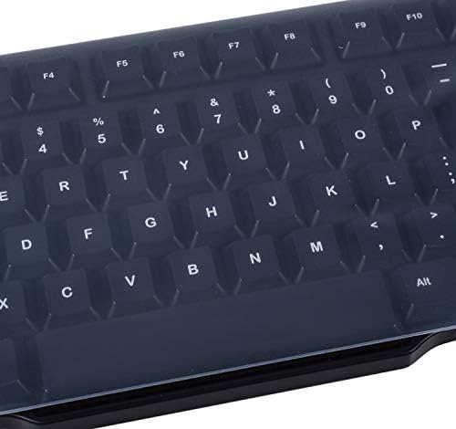 O teclado do teclado de silicone à prova d'água limpo e claro universal cobre a pele para teclados de computadores