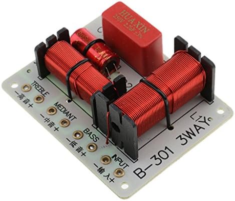 Zhjbd 2 peças B-301 Bass de Treble Bass 3 Ways Frequency Speaker Audio Crossover Filters Board Diycoding/759