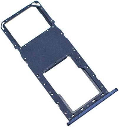 Slot para cartão SIM único e substituição da bandeja de cartão SD para Samsung Galaxy A11 Blue Dark SM-A115F SM-A115M
