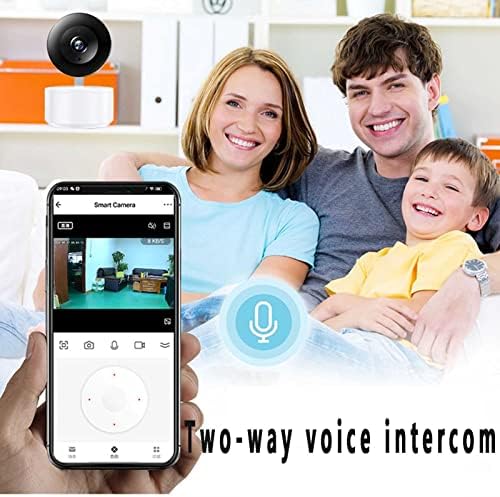 Câmera de segurança sem fio doméstica, câmera Wi -Fi HD 3MP, detecção de movimento, rastreamento inteligente, áudio de duas vias, visão noturna, várias opções de armazenamento, ideal para monitor de bebê/câmera de estimação