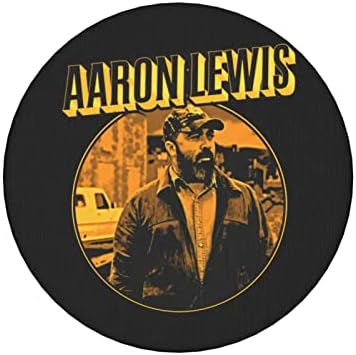 Aaron Rock Band Lewis Coasters Round Diatomite Cup Coasters Absorvente Coasters de bebidas para mesa de café, decoração