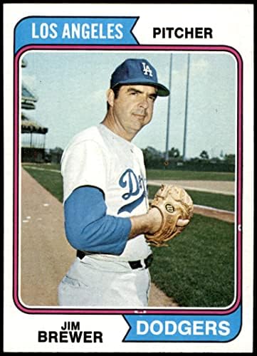 1974 Topps 189 Jim Brewer Los Angeles Dodgers NM/MT Dodgers