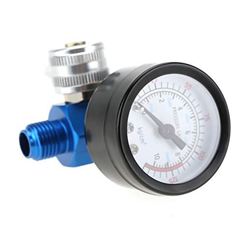 Regulador de pressão do ar, 1/4 ”de tinta pulverizada Regulador de pressão do ar Acessório de ferramentas pneumáticas, fácil de instalar e manter