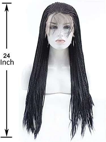 Peruca de substituição de cabelo, longas perucas de barra de peruas retas para mulheres negras, perucas dreadlock