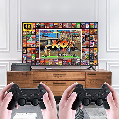 Retro Consola de Juegos Mini Clásico Con 2 Inalámbrico Controlador clássico Y 10000 Juegos Incorporados, Salida 3d Arcada