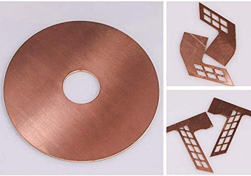 SOGUDIO COOBS METAL METAL 99,9% Placa de folha pura de Cu feita de cobre ótimo para construtores, modeladores de espessura de espessura placa de latão