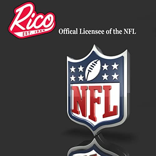 NFL New Orleans Saints Saints Men Carteira preta- Premium Premium Laser gravado pelo logotipo da equipe da NFL no design de couro vegano/falso
