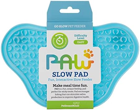 Petdreamhouse Lick Paw Pad e alimentador lento para cães, anti-bordomia, tapete de distração, reduz a ansiedade com