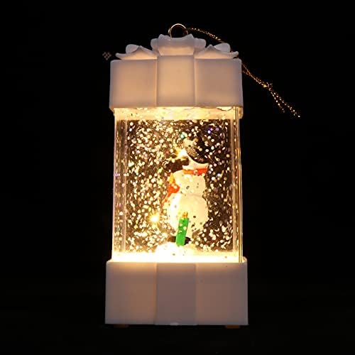 Aboofan 6 pcs lanternas noturnas tempestade pendurada lâmpada de cena de cena luminosa decoração luminosa de água luminosa jardim de natal