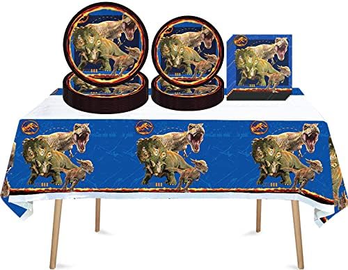 41 PCs Jurássico Dinossauros de Dinossauros Suprimentos de Parques, 20 placas, 20 guardana