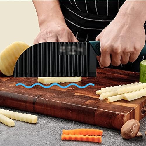 cortador de amostras de faca ondulada batata batata faca faca doméstica Cuttador vegetal padrão batata faca de faca de aço inoxidável