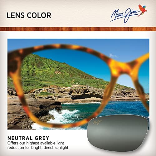 Óculos de sol retangulares polarizados de Maui Jim Jim Men