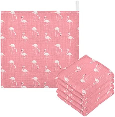 vvfelixl pilotos de bebês algodão tropical flamingo baby musselina panos de pavilhões macios para bebê toalha para recém
