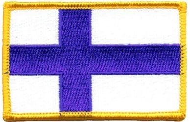Finlândia Ferro-On Patch bordado