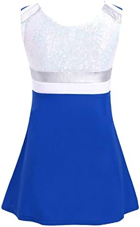 Easyforever Kids Girls 2 PCs Tennis Golf Sport Dress Roupas A-line Dressos com shorts Conjunto de roupas esportivas