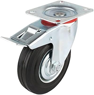 Dingdapeng Flexível 4pcs 75 mm de serviço pesado 200 kg rodas de mamona giratória gole de móveis de cadeira de cadeira