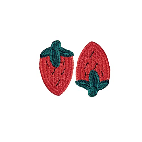 2pcs Strawberry Snap Hair Clips For Women Girls Wool Hairpins Acessórios de cabelo simples