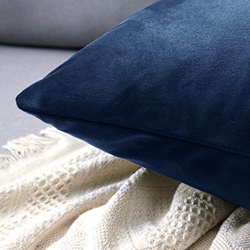Almofada Treely Velvet 18x18 Capas de travesseiros pacote de 2 travesseiros de arremesso macio para cama de sofá e cadeira, travesseiros