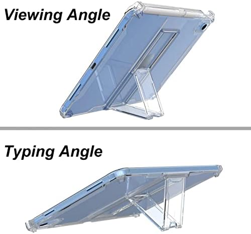 Dwaybox Case for iPad Air 2022 5th GEN/2020 4ª geração 10,9 polegadas, capa flexível resistente ao impacto à prova de choque com kickstand, TPU Anti -arranha