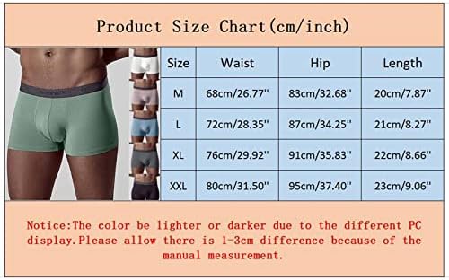 2023 Novo calcinha Slim Men's Slim de cor sólida Boxer Mid-Waist Soft Briefs Sexy Short Short