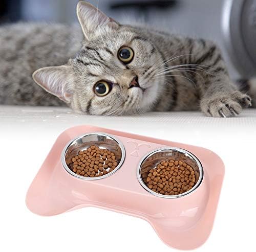Kuidamos Easy Limping Wash Cat Bowl para regar e alimentar gato 3 cores