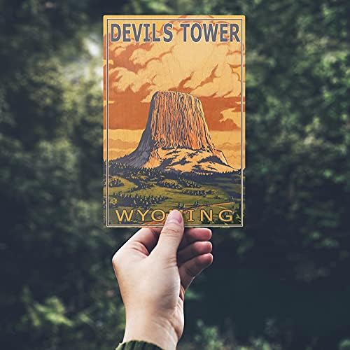 Torre Devils, Wyoming Birch Wood Wall Sign