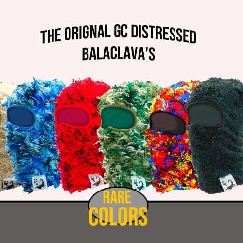 Gcbalaclava angustiada Balaclava máscaras de esqui de tendência de vento premium de inverno de um tamanho Yeat Shiesty