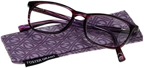 Foster Grant Coloread Purple Batterned Women's Reading Glasses +1,50