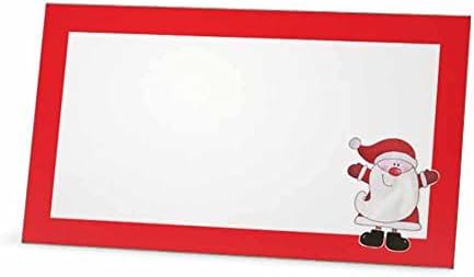 Papai Noel Cards Red Flat Plac
