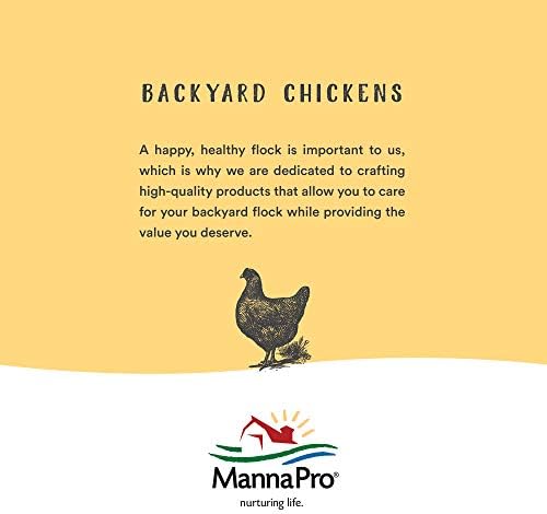 Manna Pro triturada casca de ostra - suplemento de cálcio para galinhas - alimentação de frango para galinhas que dão