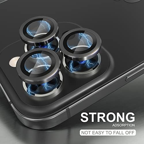Choiche [3+1] para iPhone 14 Pro/iPhone 14 Pro Max Camera Lens Protector Bling, 9H Tampa de vidro temperado Protetor de