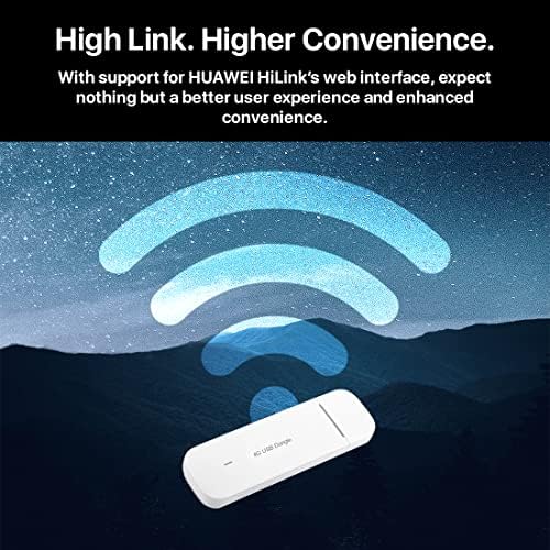 Huawei E3372-325 LTE/4G 150 Mbps, dongle de banda larga móvel USB de baixo custo, desbloqueada para qualquer rede